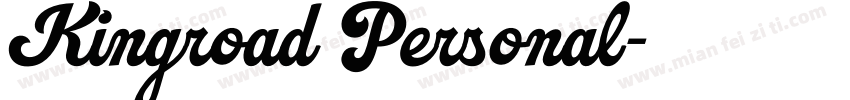 Kingroad Personal字体转换